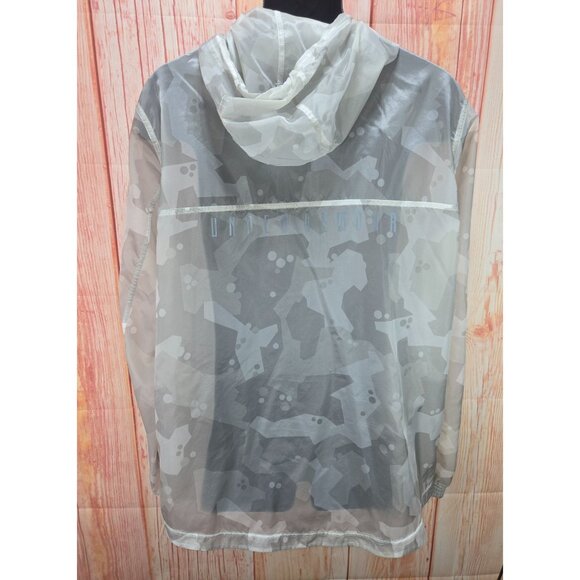 Under Armour Mens Loose Fit Windbreaker Hoodie Large Nylon - Picture 2 of 11